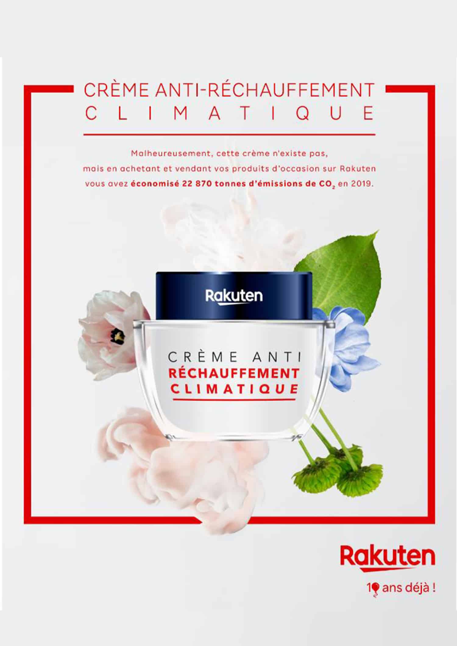 RAKUTEN campagne de publicité